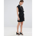 Collective Right Now Mini Wrap Dress